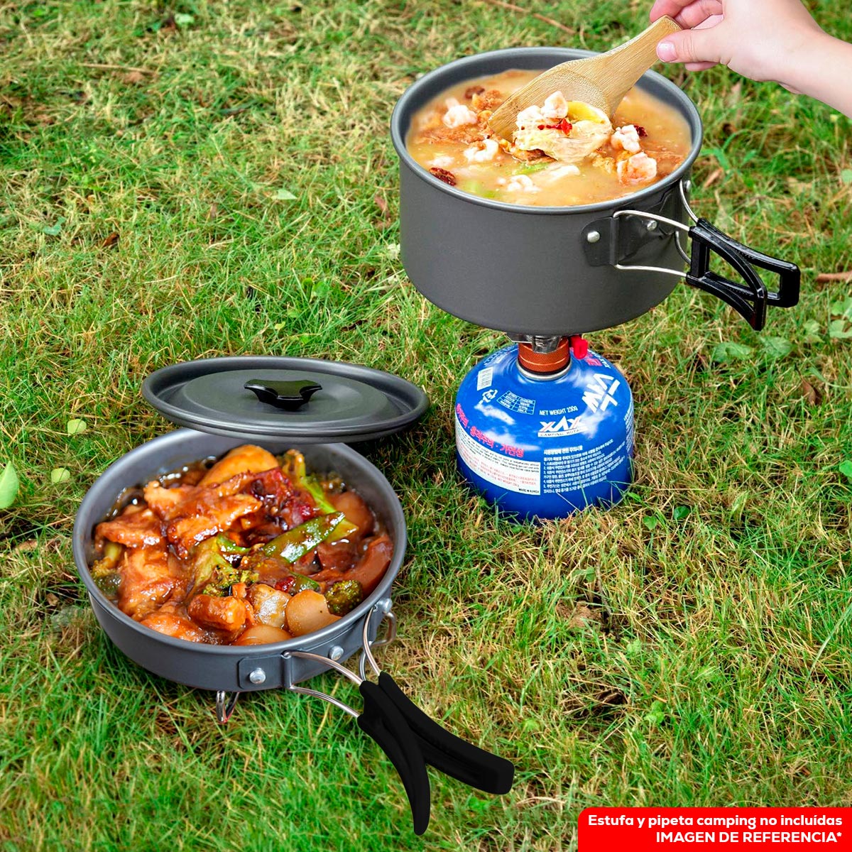 Camping kit de utensillos SY-200