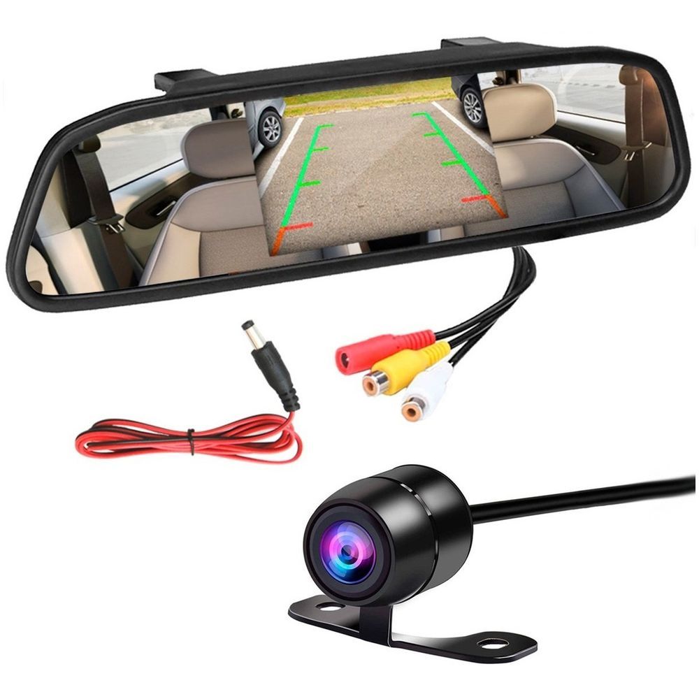 Camara Espejo Retrovisor Doble Camara