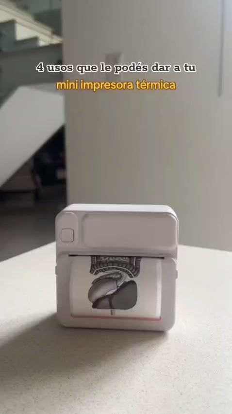 Mini Impresora Térmica Portátil Bluetooth & WiFi – 🖨️📱